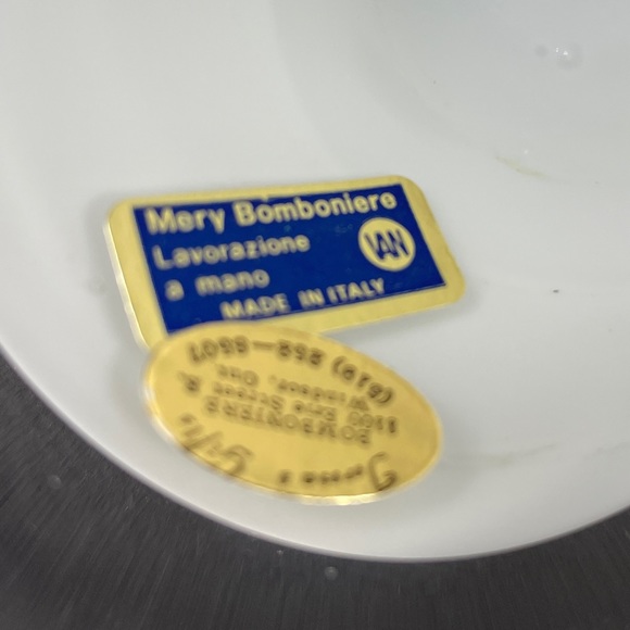 Art Glass Trinket Candy Dish Italy - Picture 7 of 8